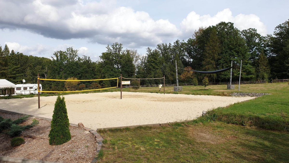 Beach Volleyball Platz im Naturbad Niederwiesa